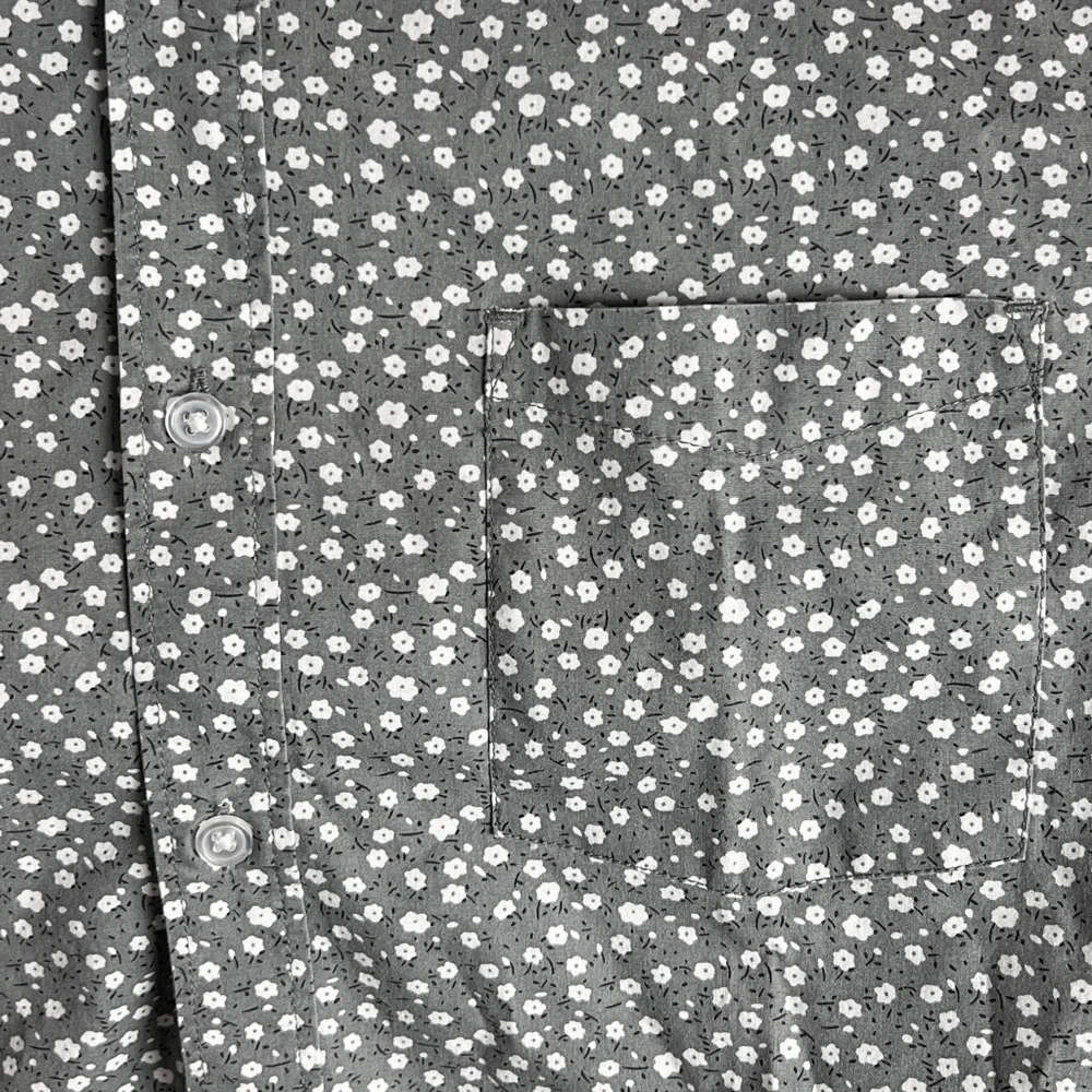 Jachs Floral Short Sleeve Button Down Shirt - sz Medium - Picture 4 of 5